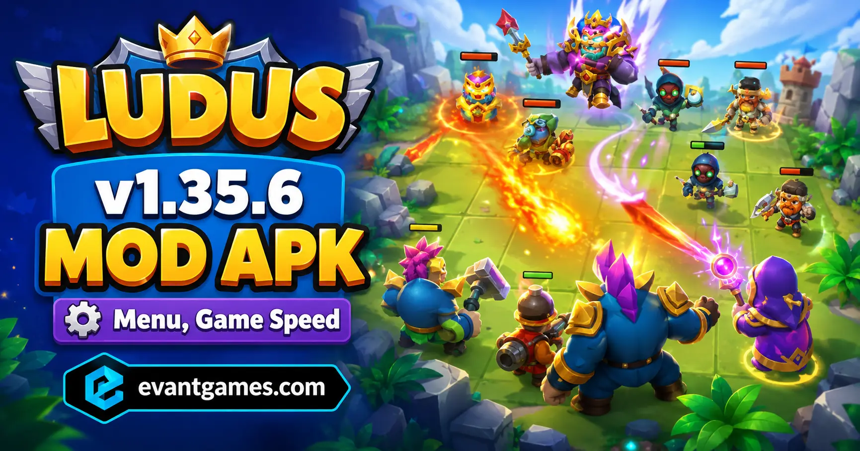 LUDUS – Merge Battle Arena PvP v1.35.6 MOD APK Best Unlocked