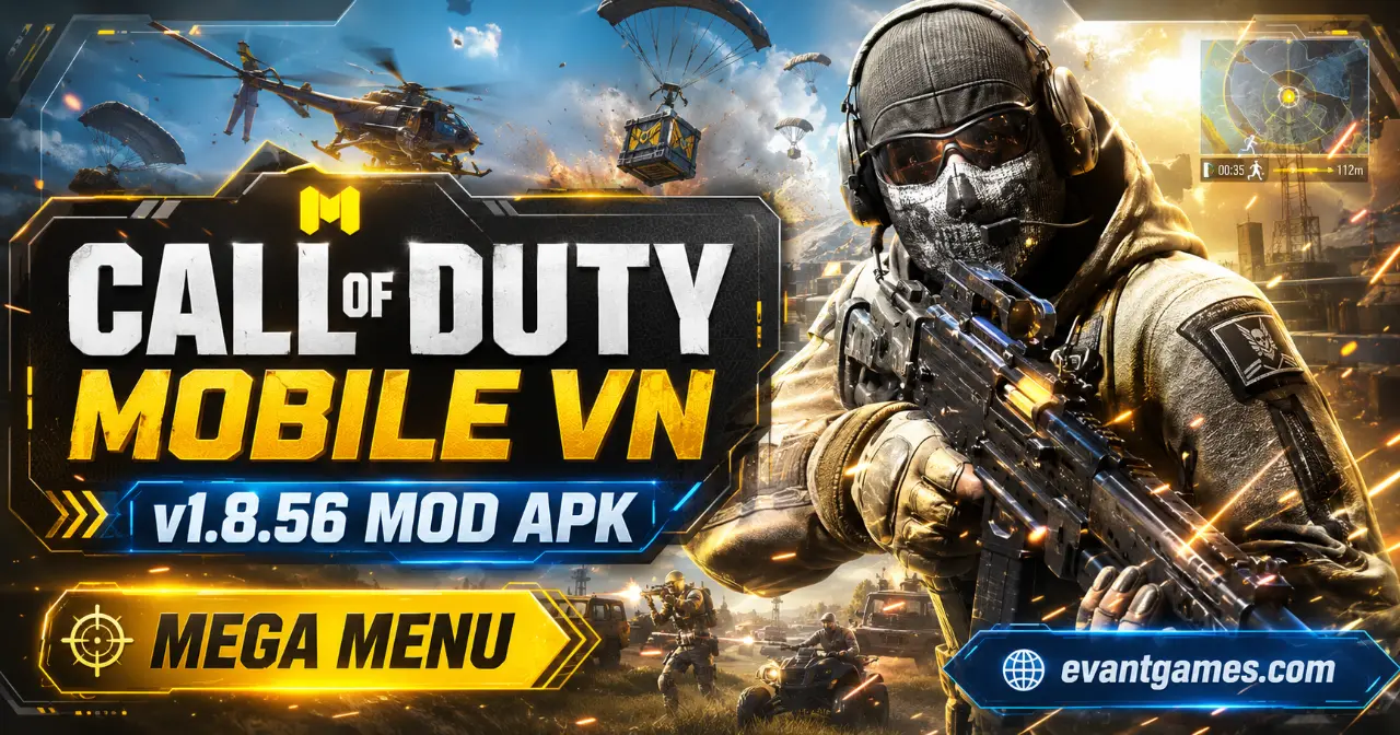 Call Of Duty Mobile VN v1.8.56 MOD APK (Mega Menu, No Ads)