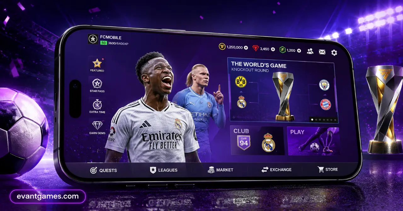 EA SPORTS FC Mobile Soccer mod running after successful install