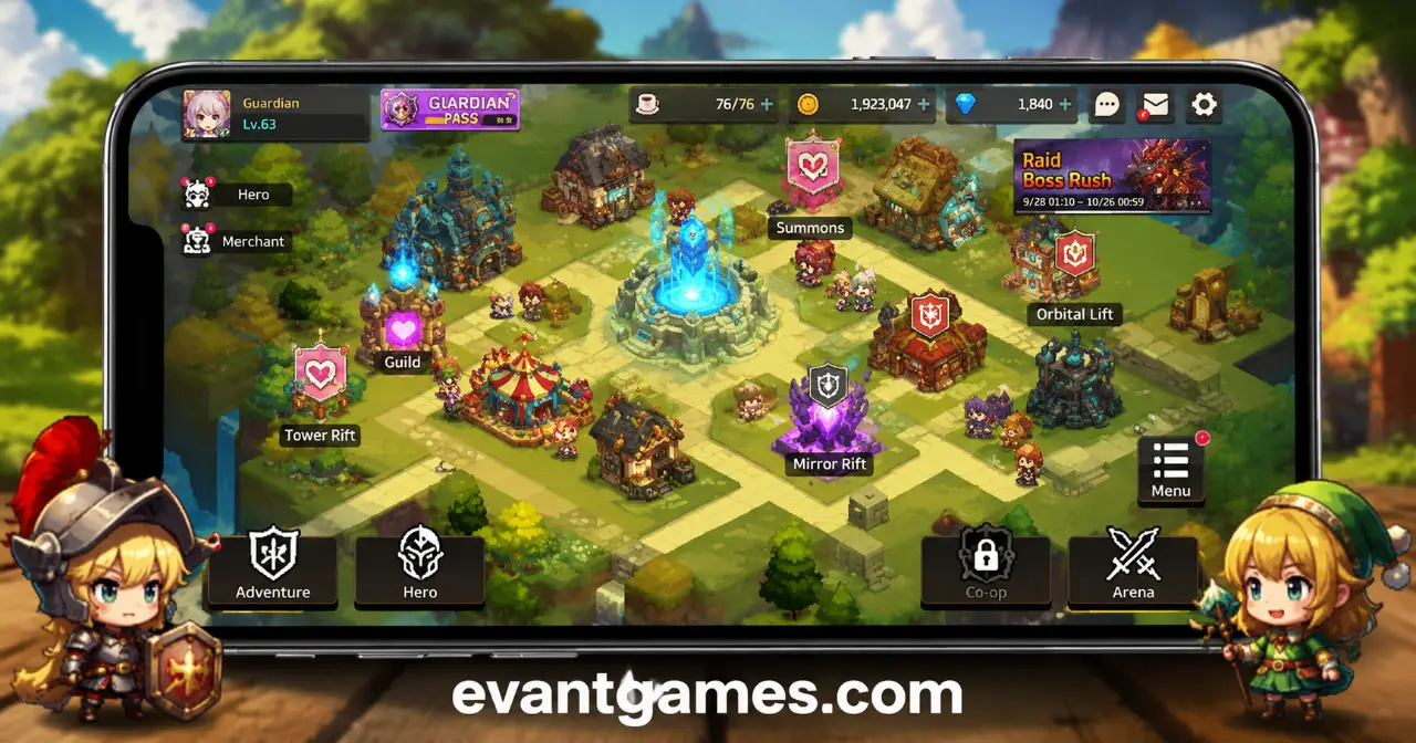 Guardian Tales install steps on Android device