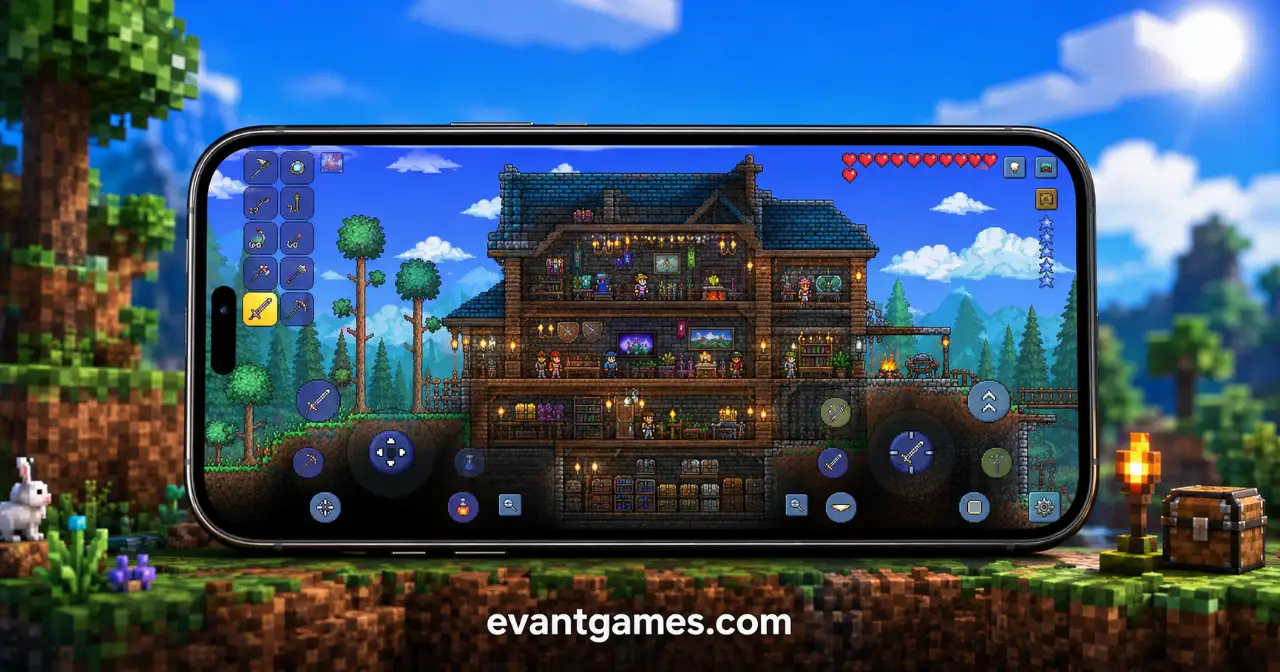 Terraria mod menu interface with instant toggles