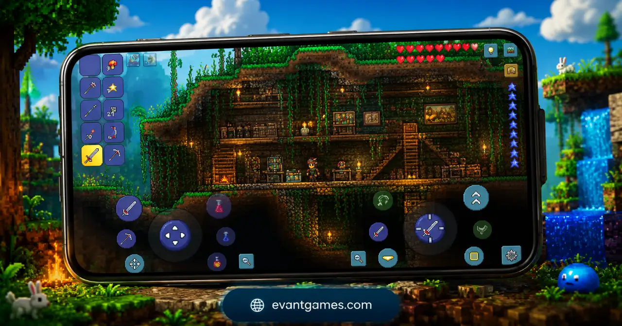 Terraria unlimited resources and maxed upgrades screen