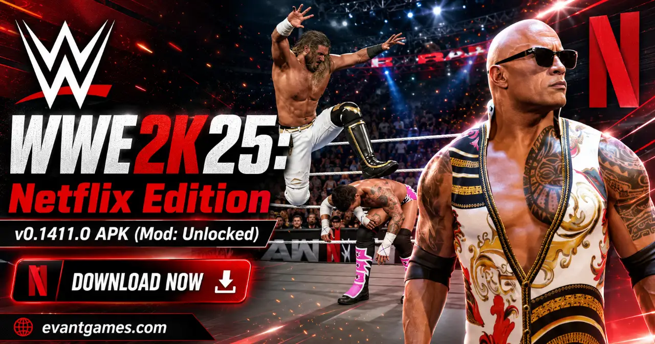 WWE 2K25: Netflix Edition v0.1489.0 APK (Mod: Premium Unlocked)