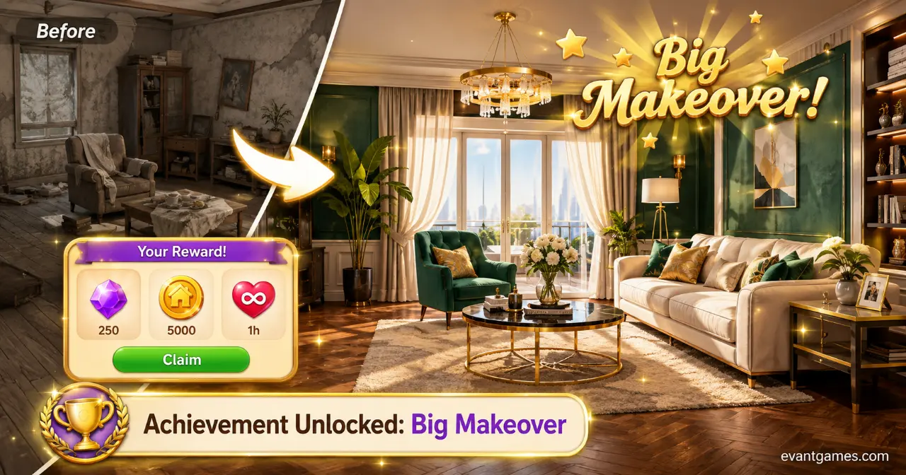 To Earn The 'Big Makeover' Achievement, You'll N progress screen (2026)