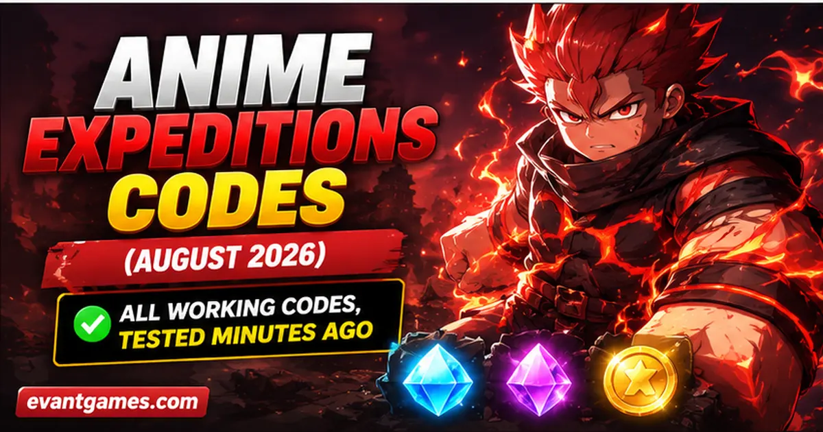 Anime Expeditions code entry box (2026)