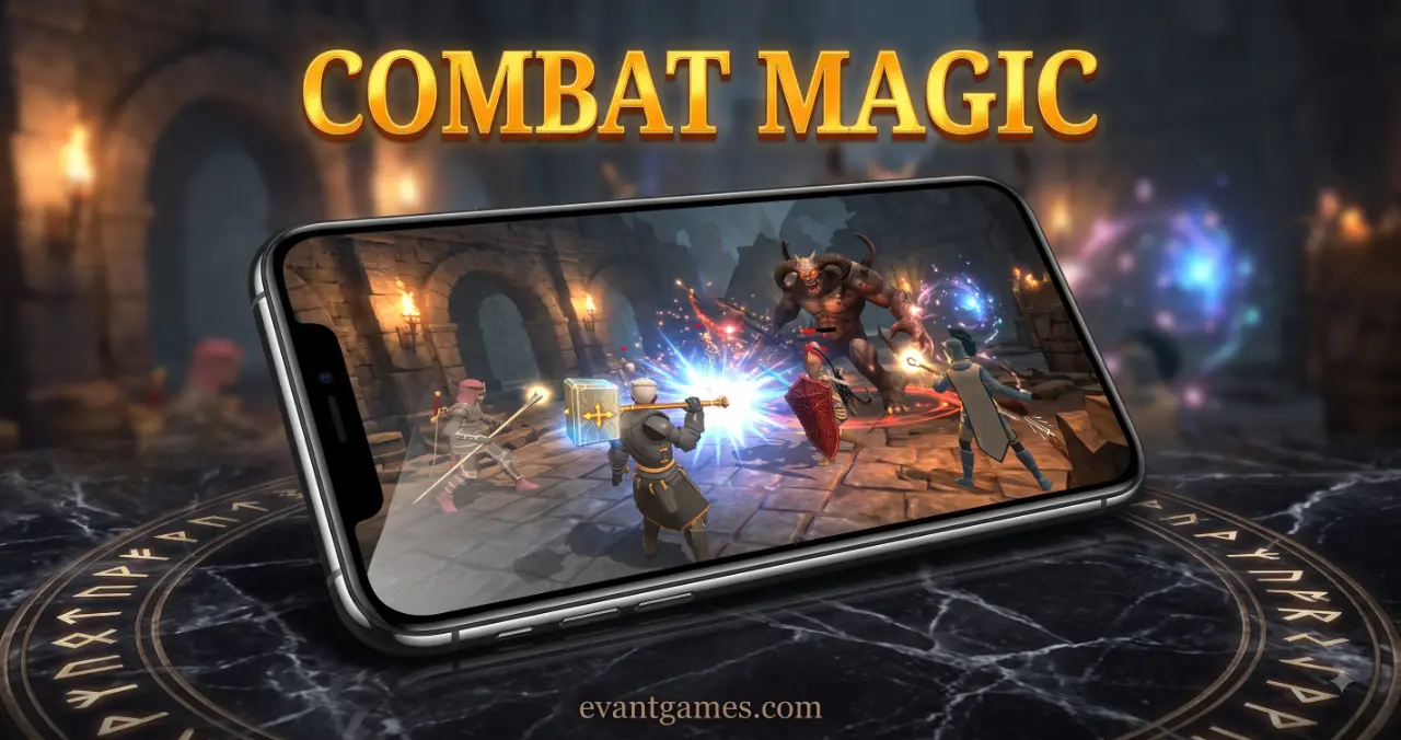 Combat Magic: Spells & Swords gameplay on Android with all features unlocked