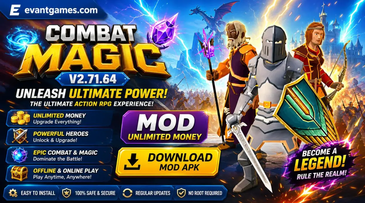Combat Magic: Spells & Swords v2.71.64 MOD APK (Unlimited Money) Best