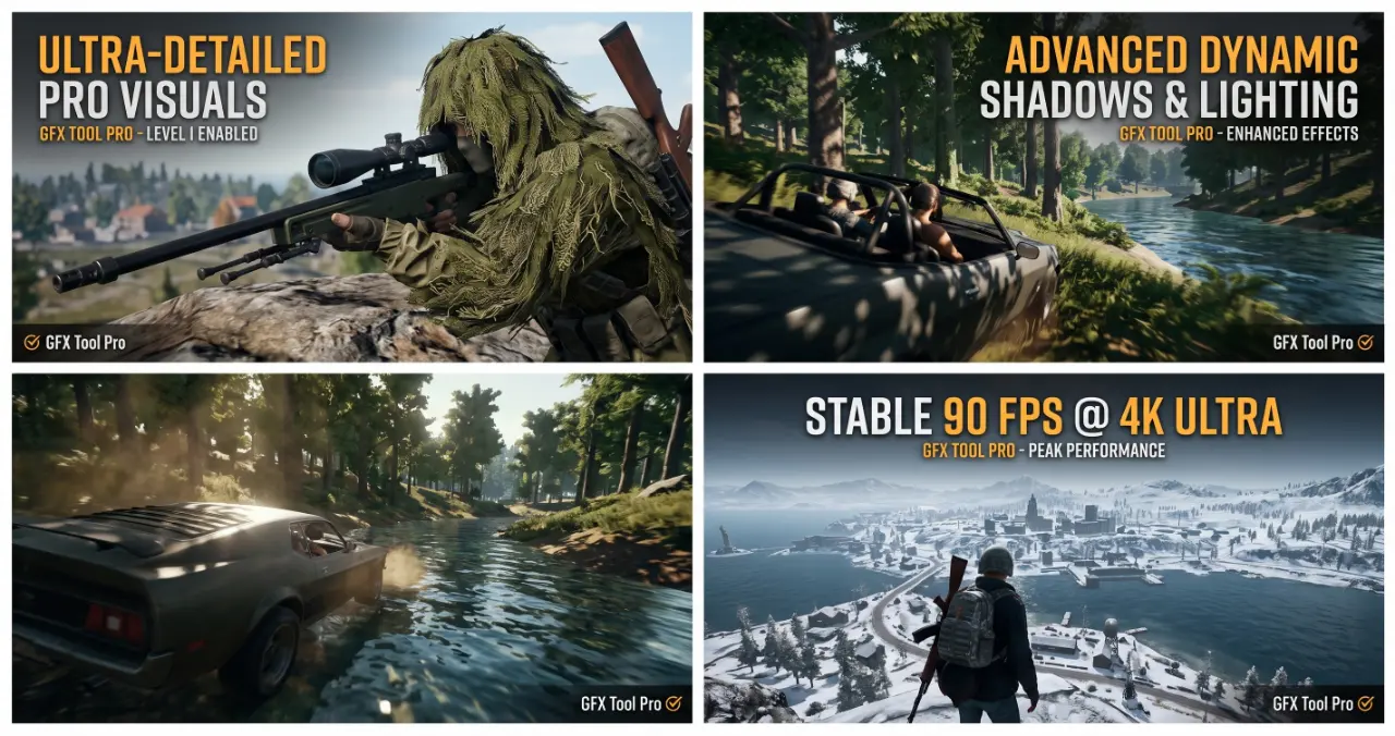 GFX Tool PUBG Pro download servers unlocked view