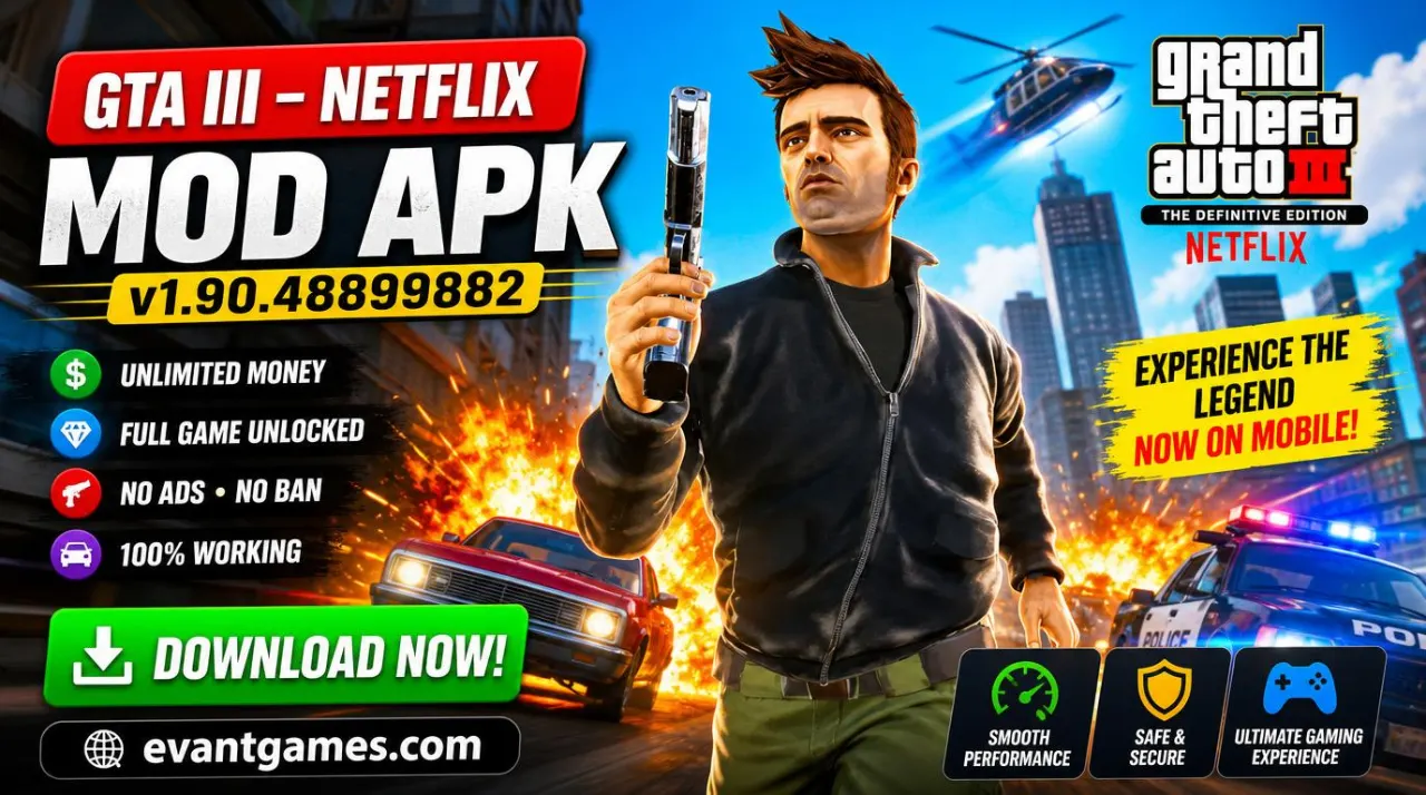 GTA III NETFLIX v1.90.48899882 MOD APK — Best Version
