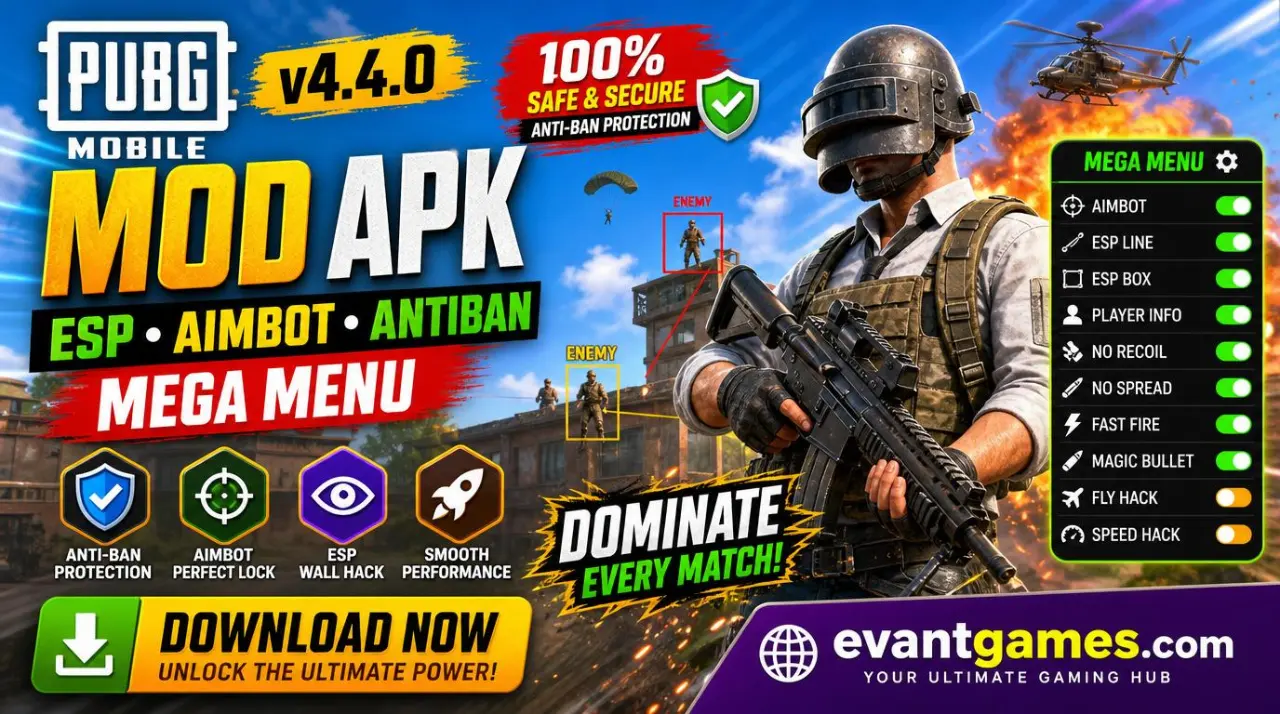 PUBG MOBILE v4.5.0 MOD APK (ESP, Aimbot) — Best Version