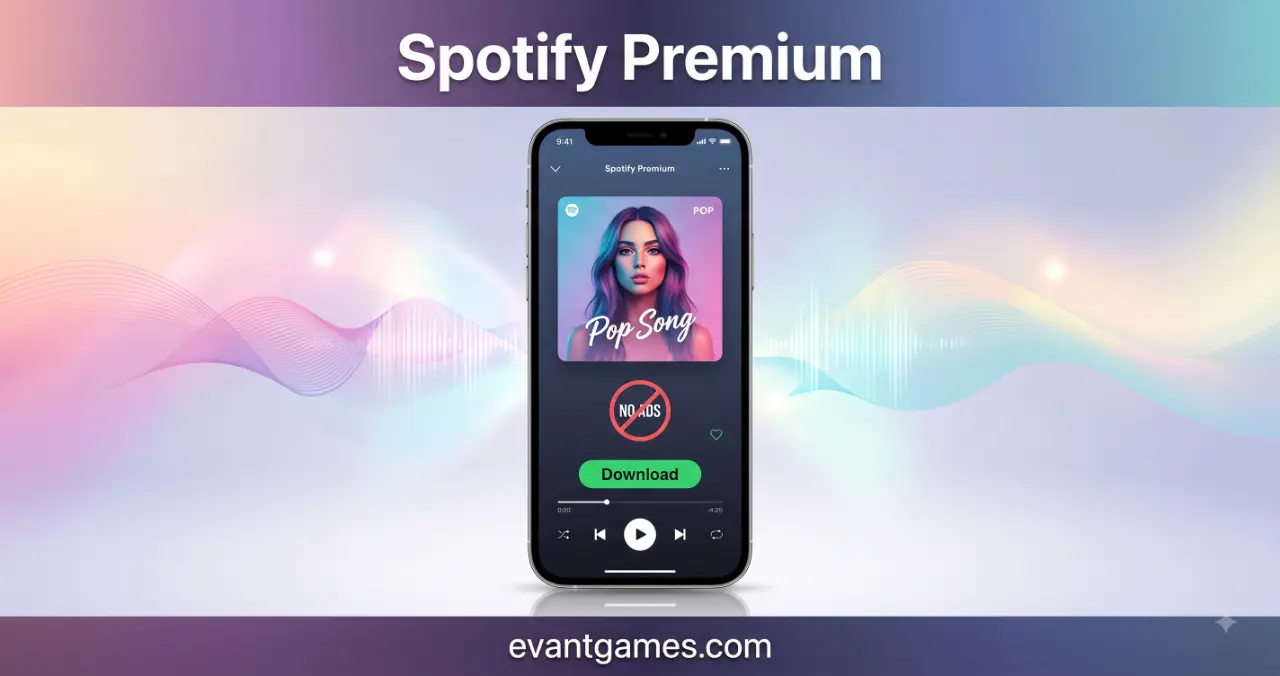Spotify Music unlimited resources and maxed upgrades screen