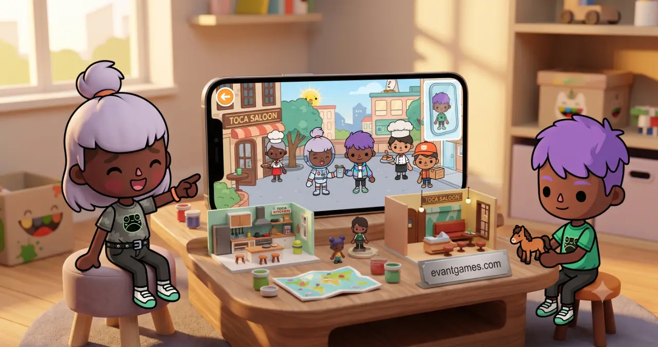 Toca Boca World gameplay on Android with all features unlocked