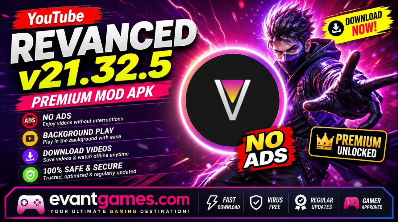 YouTube ReVanced v21.32.5 MOD APK (Premium) — Best Version
