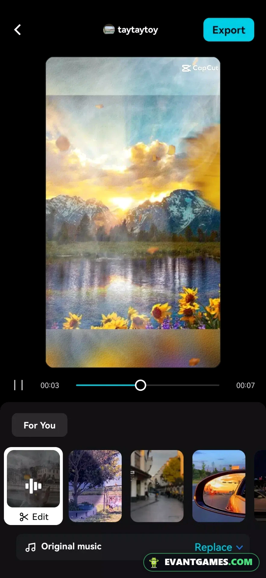 CapCut screenshot 2