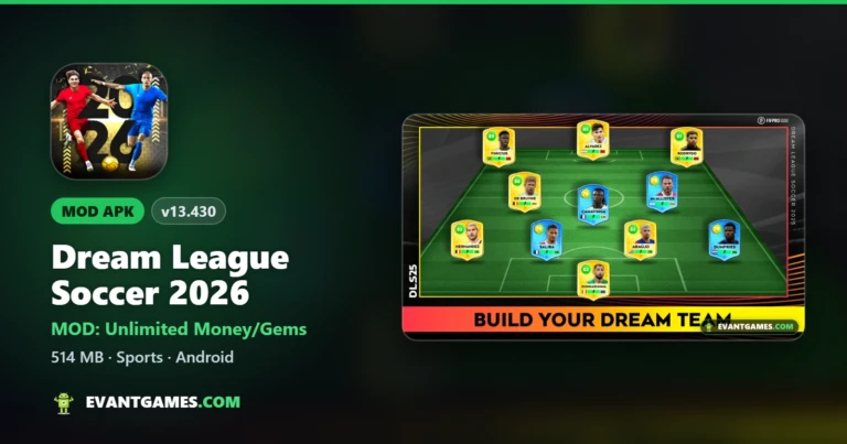 Dream League Soccer 2026 MOD APK v13.430: Review and Strategy