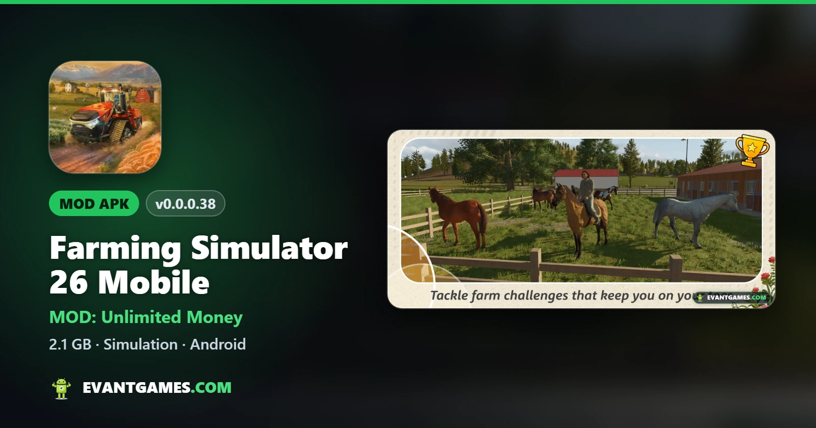 Farming Simulator 26 Mobile MOD APK