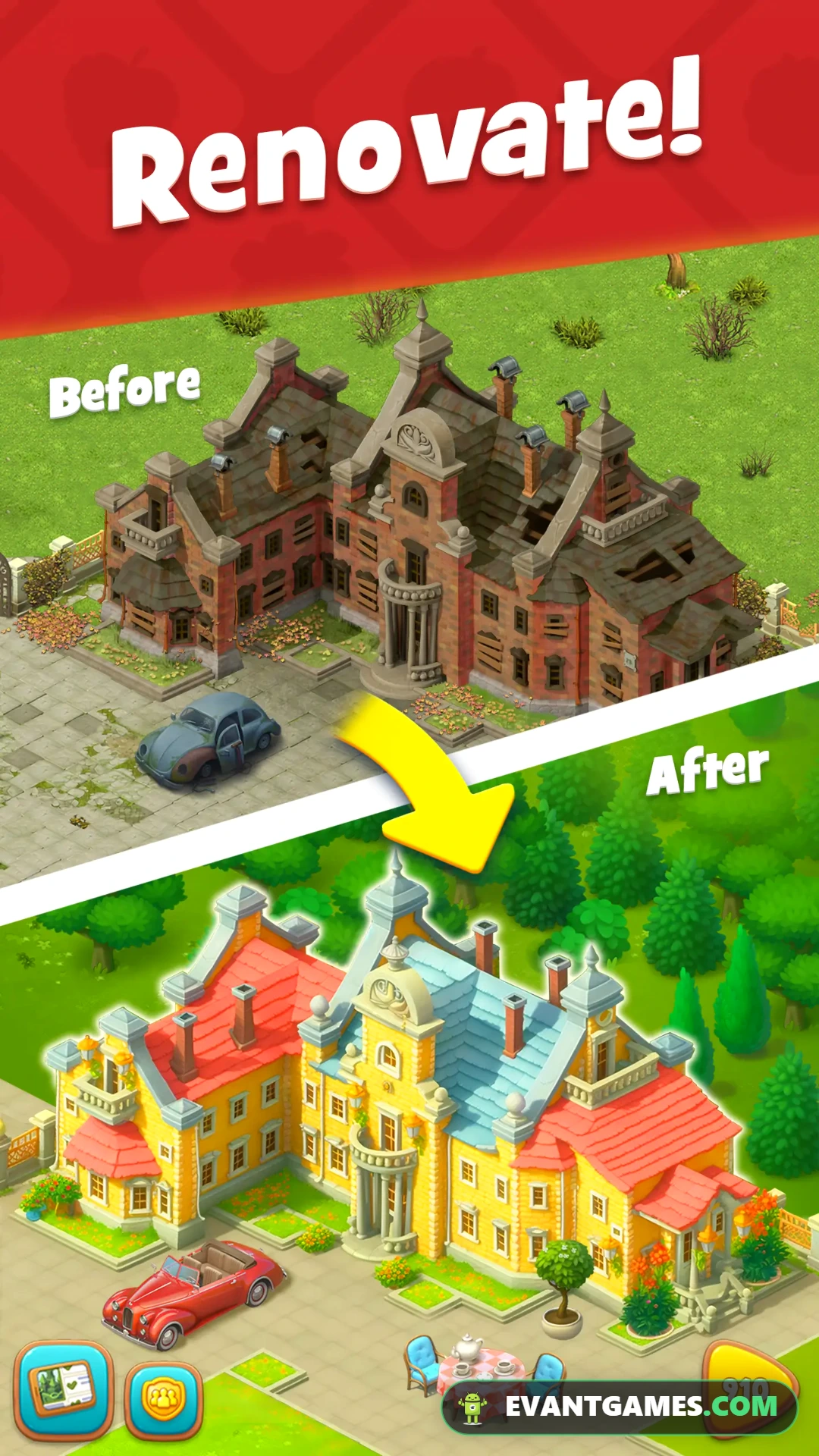 Gardenscapes screenshot 3