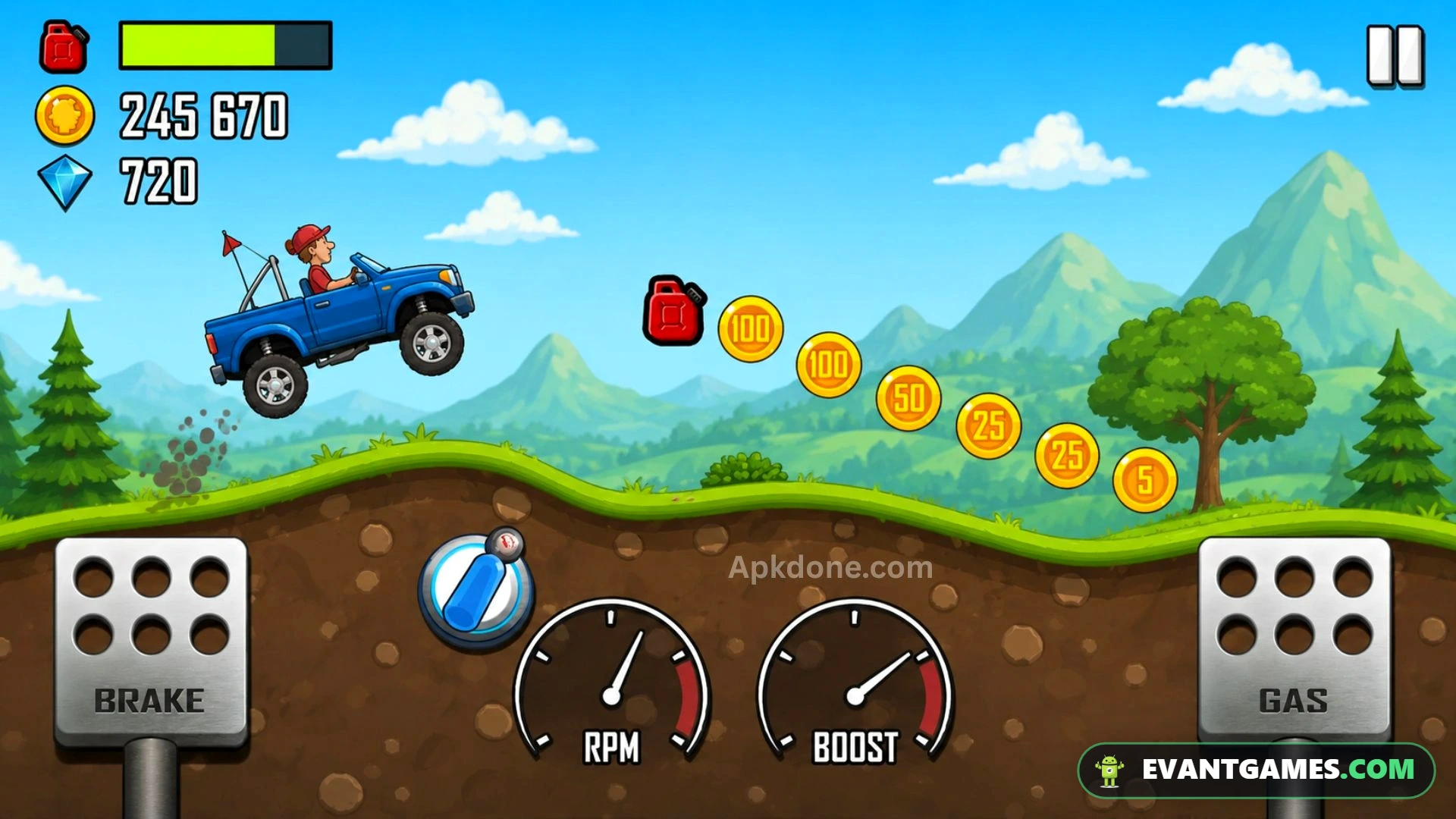 Hill Climb Racing screenshot 2
