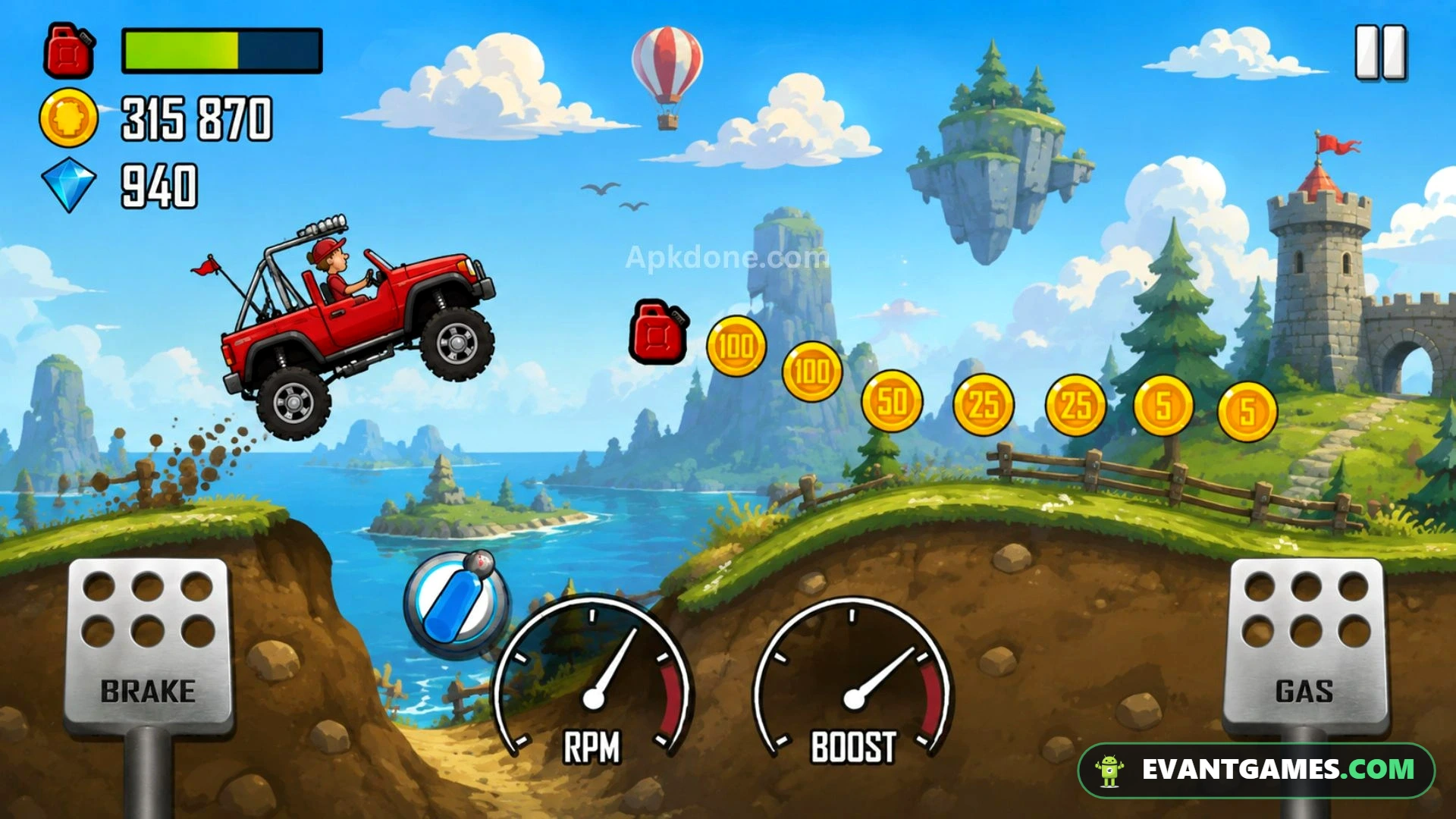 Hill Climb Racing screenshot 5