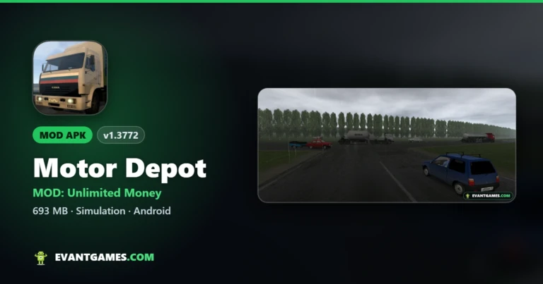 motor depot mod apk v1.3772 (Unlimited Money)