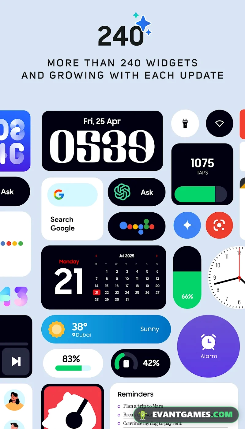One UI Widgets screenshot 4