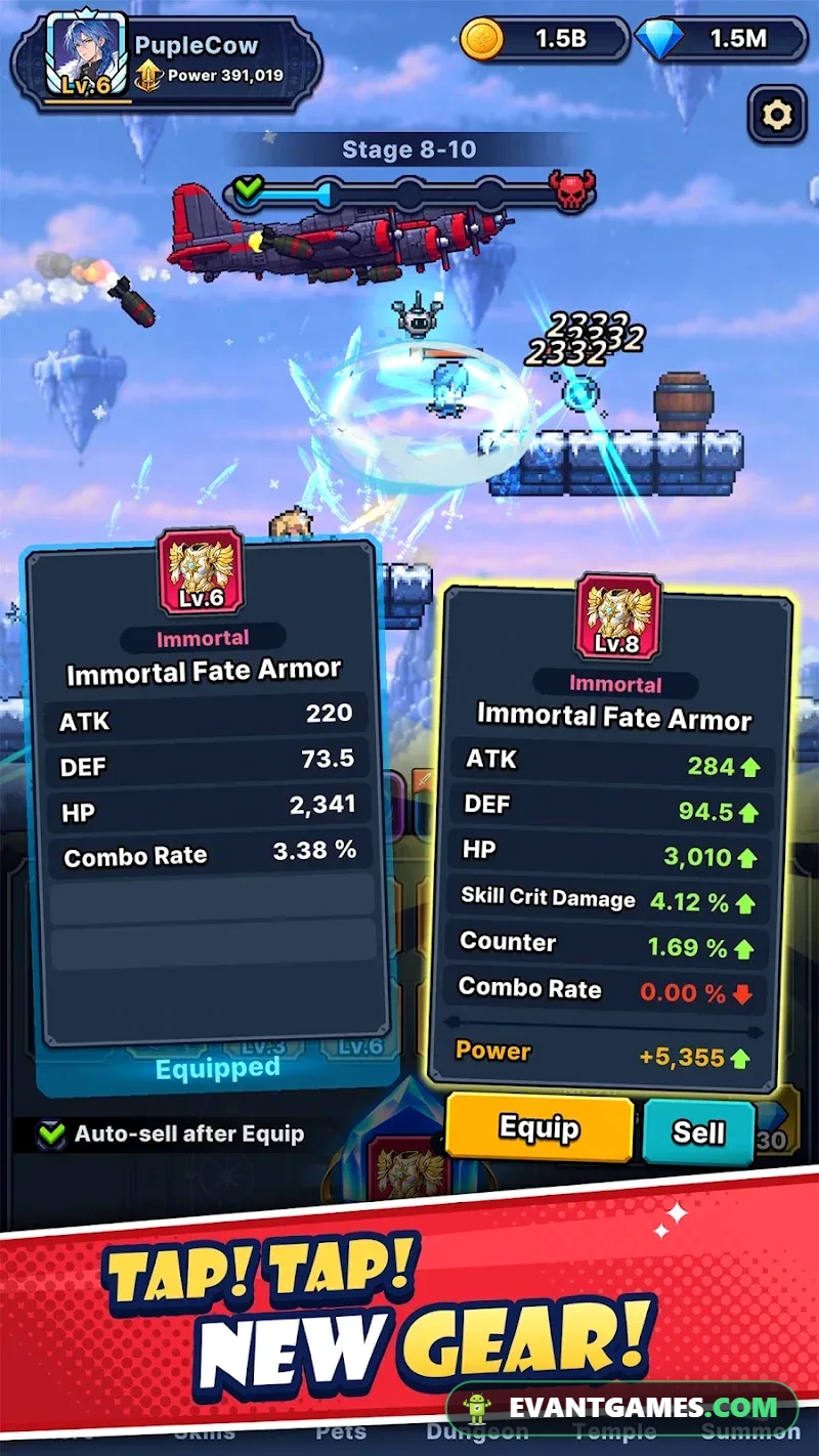 Pixel Duo Legends: Idle RPG screenshot 4