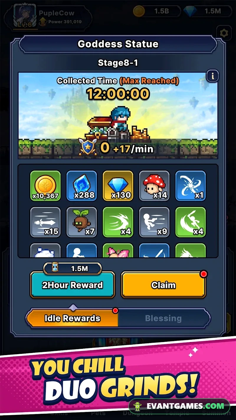Pixel Duo Legends: Idle RPG screenshot 6