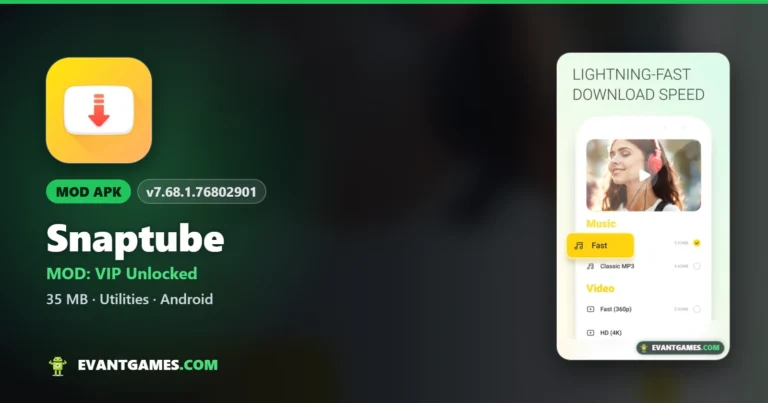 Snaptube Premium APK Androforever v7.68.1.76802901 MOD