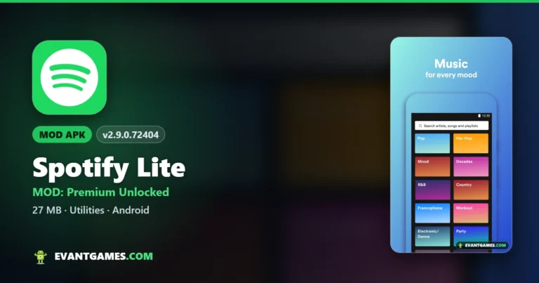 Spotify Download to MP3: Spotify Lite MOD v2.9.0.72404